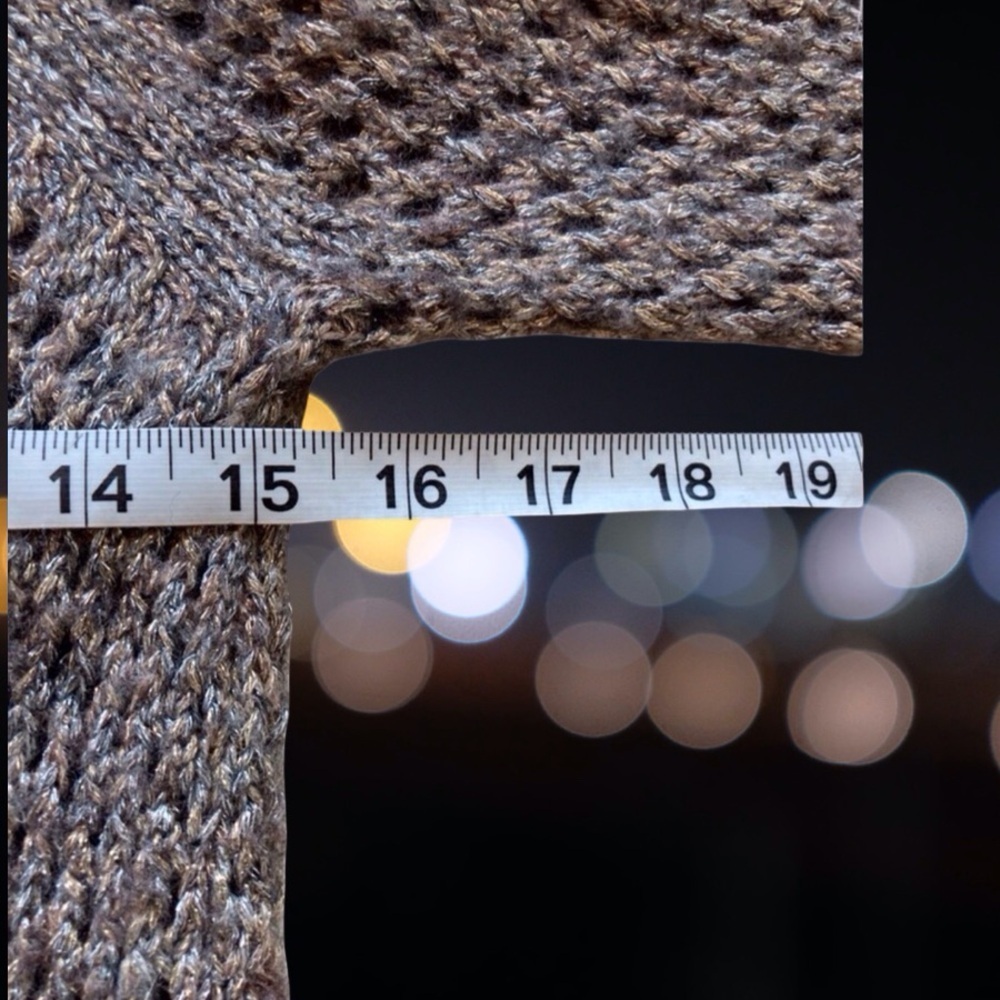 Splendid Sweater Metallic Wool Blend Textured Knit | Sparkle Luxe - Picture 4 of 11